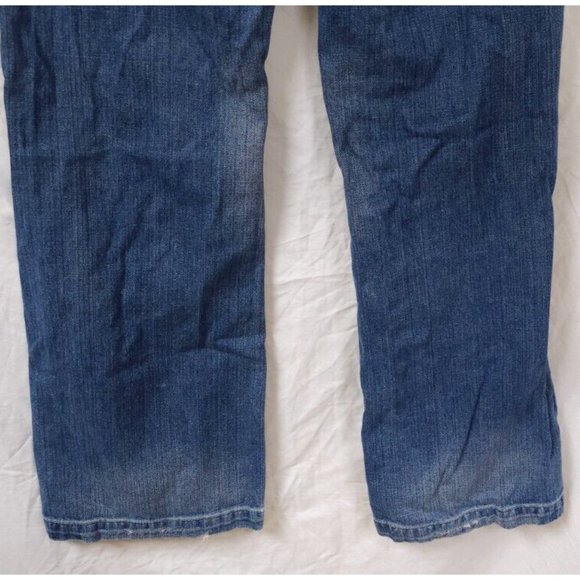 Cruel Girl Utility Fit Womens 13R Medium Wash Mid Rise Bootcut Denim Jeans 36X32 - Picture 6 of 14